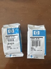 Genuine Lot Of 2 HP 74XL 75xl Ink Cartridges black Tri-color