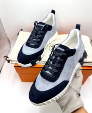 HERMES BOUNCING SNEAKERS (44) - BLEU GALET - BRAND NEW BOXED