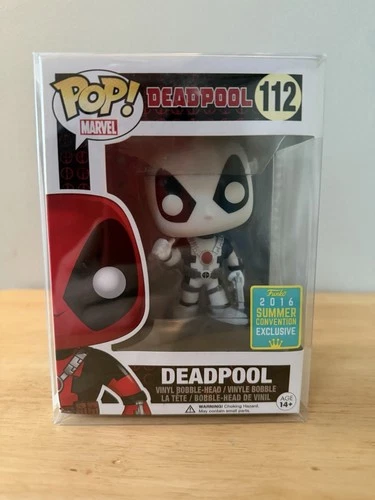 Funko Pop! Vinyl: Marvel - Deadpool (Thumbs Up) (Black and White) - San Diego...