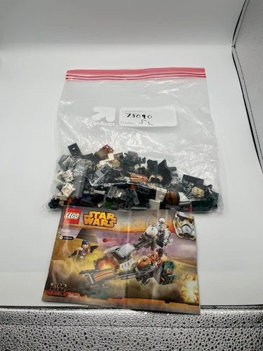 LEGO Star Wars: Ezra's Speeder Bike 75090 100% Complete W/ Manual, Sabine Wren