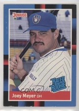 1988 Donruss Rated Rookie Joey Meyer (Last Line Begins with Out) #36 jm6