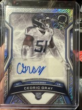 2025 Topps Resurgence - Resurgence Rookie Cedric Gray Silver Static  Auto Titans