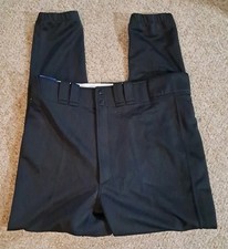 Mizuno NWT Black Baseball Uniform Pants Elastic Bottom Reinforced Knee Adult XL