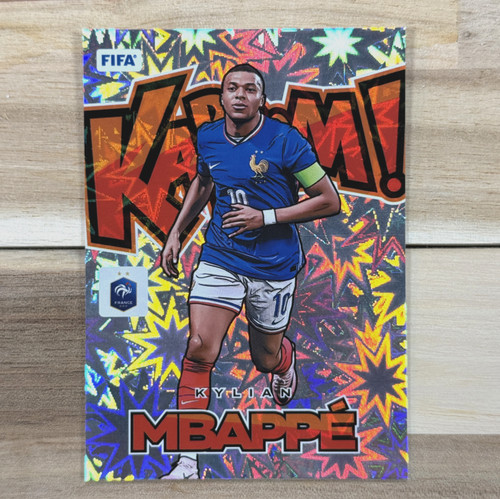 Kylian Mbappe #1 2024 Panini Donruss Kaboom card