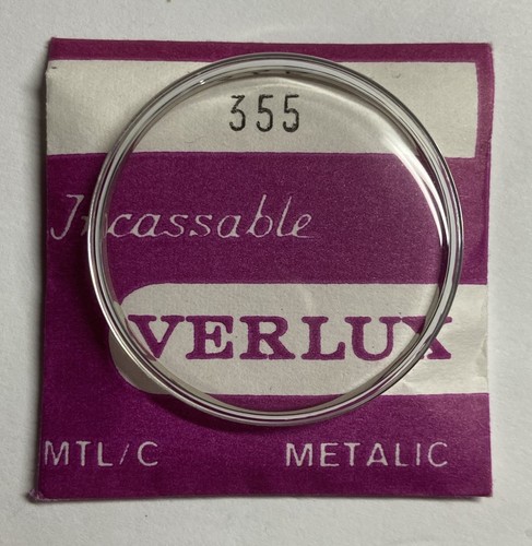 Verre De Montre De Plongée Verlux Metallic Plexi - Diamètre 230, Occasion, Pour Restauration