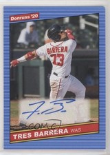 2020 Panini Donruss Retro 1986 Signatures Tres Barrera #86S-TB Auto 2qw