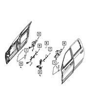 Genuine Mopar Jumper Wiring Left 68606267AB