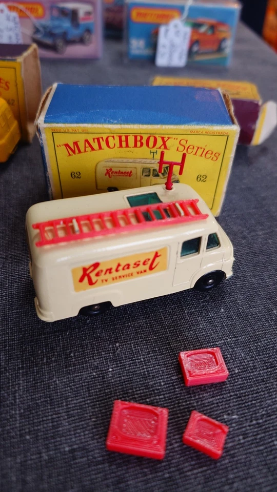 Lesney Matchbox  No 62B, Commer TV Service Van (Rentaset) 1965 Boxed - Image 2 of 4