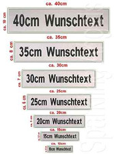  Reflektierender AUFNÄHER Patches Dein Wunsc...