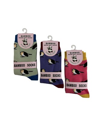Pairs Pack Bamboo Socks Soft Warm Women Ladies Gift Animal Fruits Print 