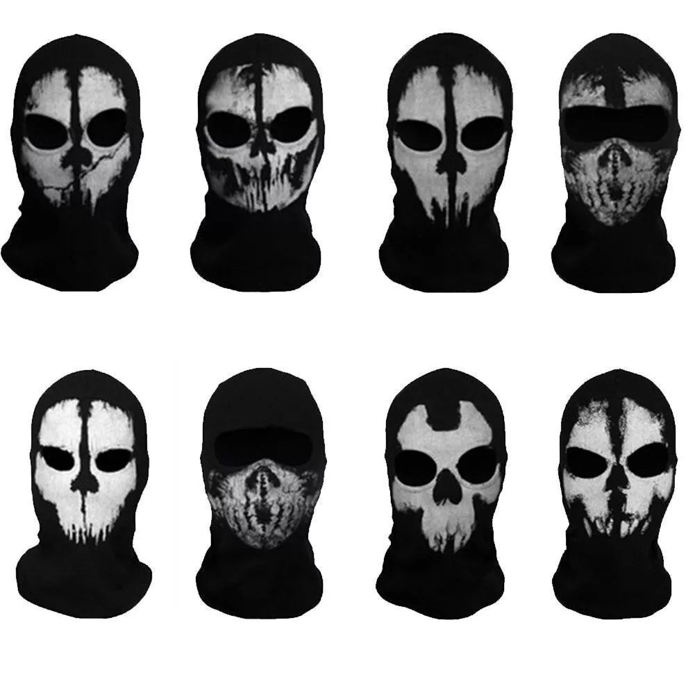 Call of Duty 10 Ghost COD Skull Full Face Mask Ski Skateboard Bike Hood