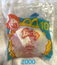 FOX red Yellow clip-on toy 10 FURBY McDonald's McD Tiger Elec 2000 NIOP