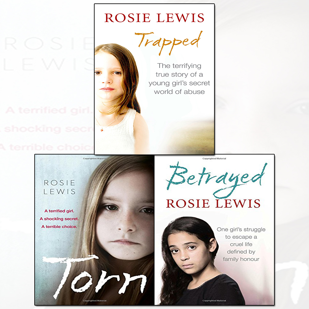 Rosie Lewis Torn 3 Books Collection Set Pack Betrayed,Trapped NEW Paperback