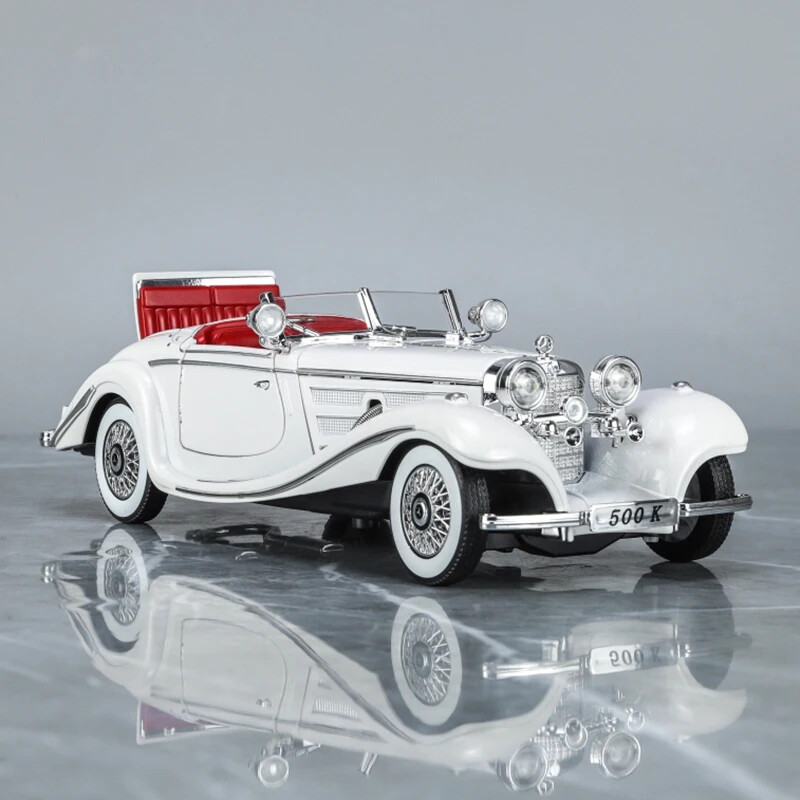 1:24 Mercedes-Benz 500K 1936 Classic Car Alloy Car Model Diecasts