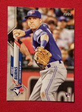 2020 Topps Update Andy Burns ROOKIE RC #U-177 Toronto Blue Jays FREE SHIP