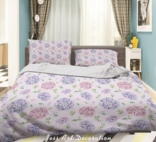 3D Hydrangea Leaves Pattern Pink Quilt Cover Set Duvet Cover Bedding Pillowcases
