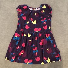 Tea Collection Girls Floral Corduroy Dress Size 5