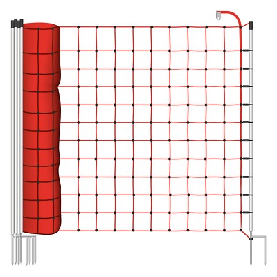 25m Elektrozaun Netz 170cm Pferdenetz Weidezaun Pferd Wolf Wolfnetz Wolfzaun