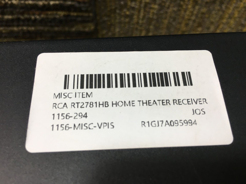 RCA RT2781HB Bluetooth Home Theater System HDMI Dolby Digital Receiver