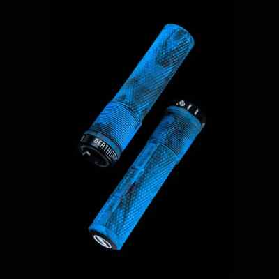 DMR Brendog DeathGrip2 MTB BMX Non-Flansch Thick Lenkergriffe in Marble Blue