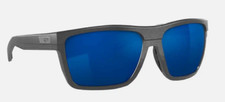 Costa Pargo Net Dark Grey Frame Sunglasses w/Blue Mirror 580G 06S9086-90860161