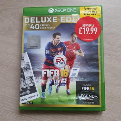 FIFA 16 Microsoft Xbox One Deluxe Edition Videospiel