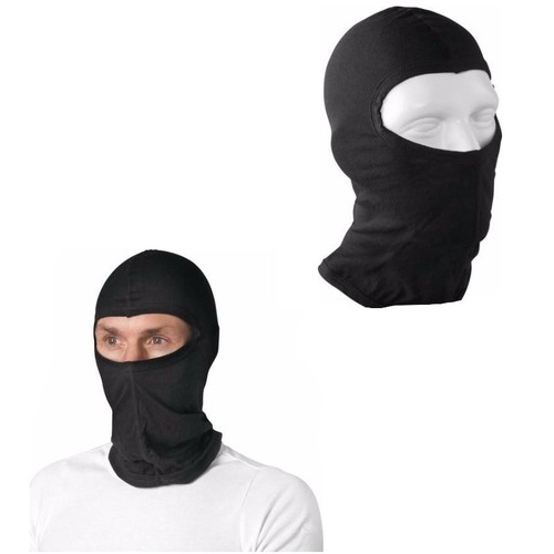 SOTTO CASCO MODELLO MASK IN COTONE PER MOTO SCOOTER MOTO CUSTOM COLORE NERO  | eBay