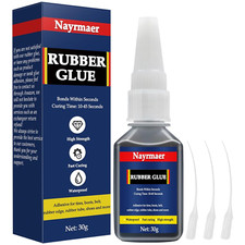 30G Rubber Glue, Waterproof Rubber Cement, Adhesive for Shoes, Tires, Boots, Bel