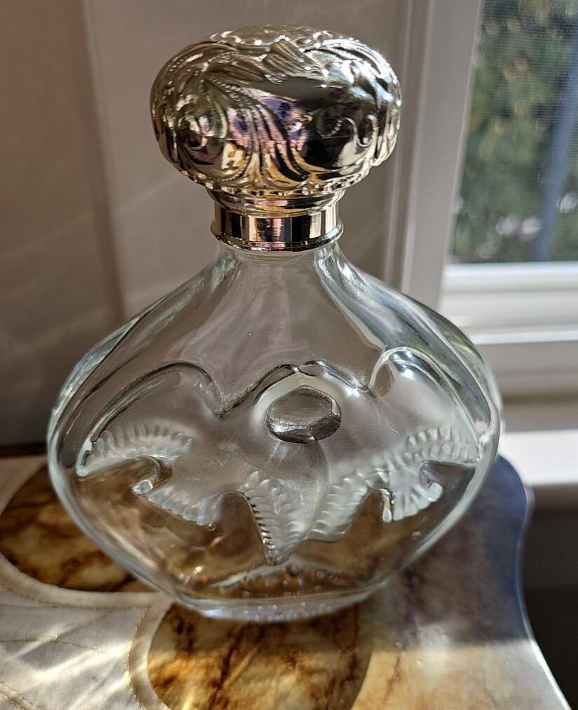 LALIQUEラリックNINA RICCIレールデュタン ディスプレイボトル Vintage Nina Ricci L'Air du Temps Parfum 6.5 oz/200ml- Lalique