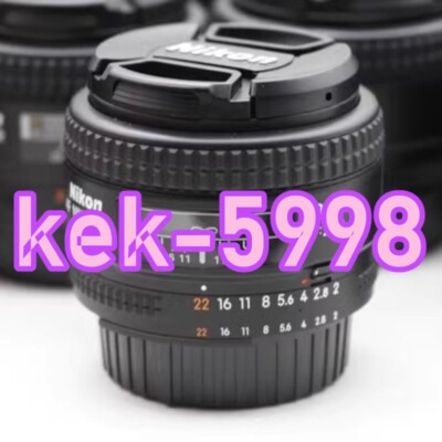 1PC USED NIKON AF 35/2D wide Angle lens 90 + new #LM