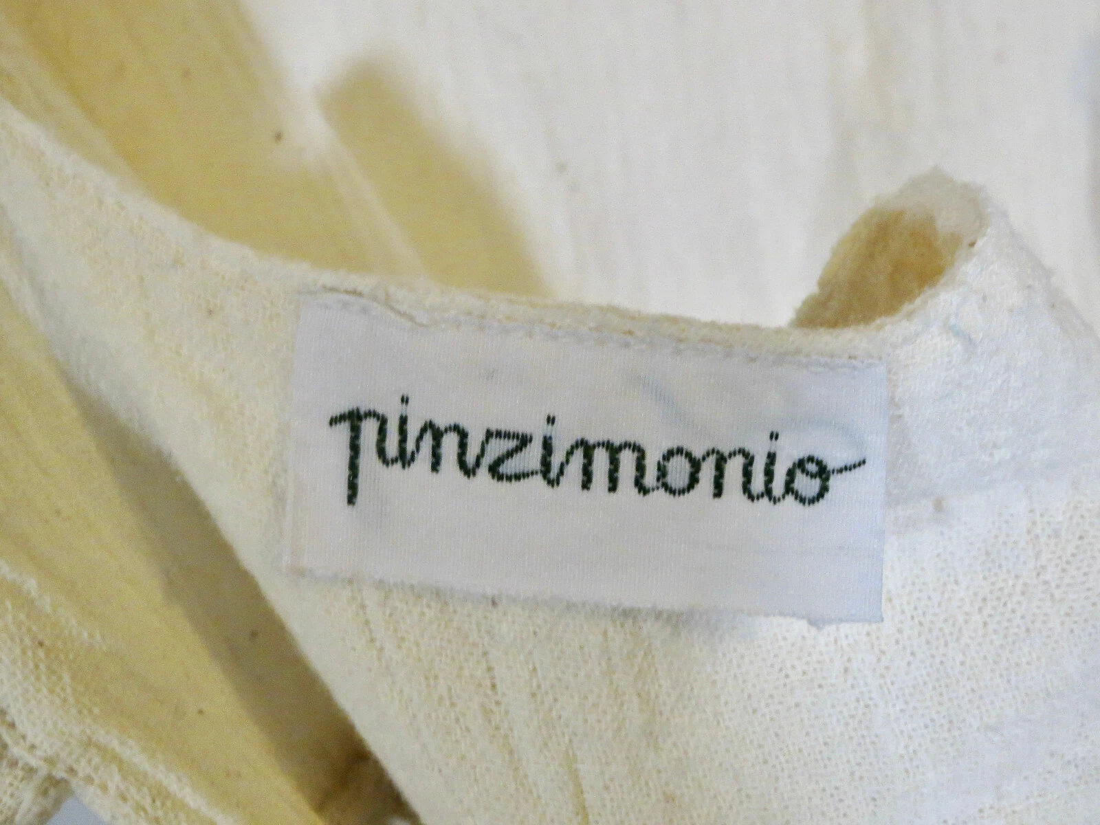 OFF WHITE Abito Pinzimonio bianco sporco.