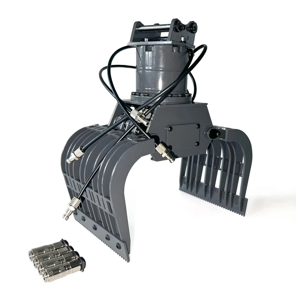 1/14 Garra Hidráulica Agarre de Metal para XDRC 945 RC Excavadora Excavadora Accesorio Foto 3 de 4