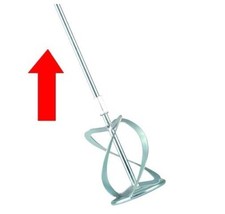 FRUSTA ELICA PER TRAPANO MISCELATORE MESCOLATORE MALTA SPINTA VERSO L'ALTO 140MM