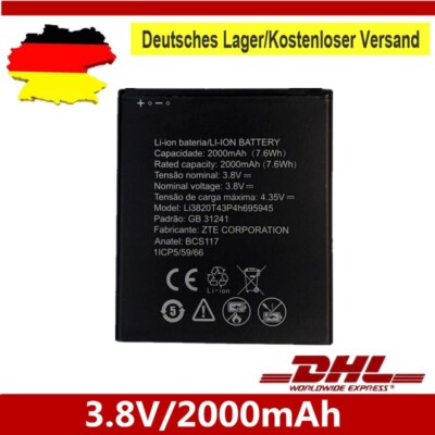 Ersatz Akku  Li3820T43P4h695945 für Verizon ZTE Blade Vantage 2 Z3153V