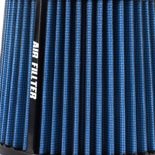 Blue 3inch 76mm High Flow Inlet Cold Air Intake Cone Replacement Dry Air Filter - Picture 4 of 11