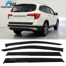 Fits 16-22 Honda Pilot Slim Style Window Visor Rain Sun Guard Deflector 4PC