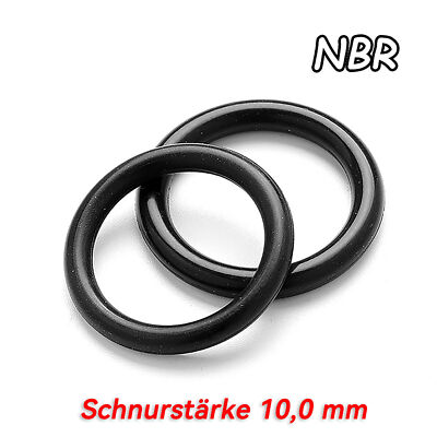 O-Ringe Dichtringe Dichtungsringe 80 - 500 mm / Schnurstärke 10,0 mm / NBR 70