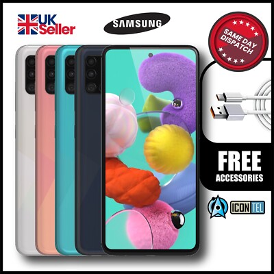 Samsung Galaxy A51 4G - 128GB - alle Farben (entsperrt) - Grade A + makelloser Zustand