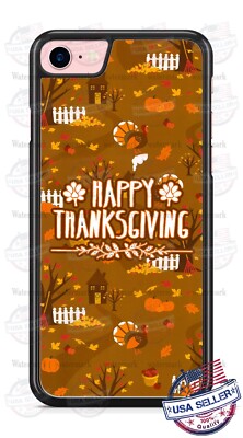 Happy Thanksgiving Fall Theme Phone Case For iPhone 15 Samsung A54 S23 Google 4