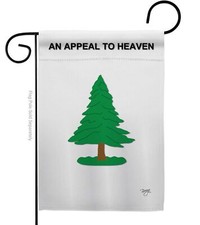 Breeze Decor G158182 Pine Tree Americana Historic Impressions Decorative Vert...