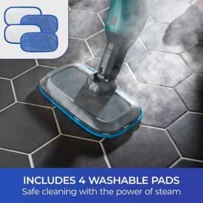 #ad Kenmore KP1010 Steam Mop Textile Pads 4 Washable Pads for Blue $22.50
