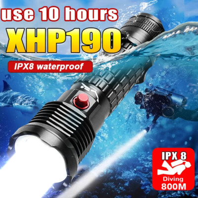 1500000LM LED Taschenlampe Professionelle Unterwasser Fackel Scuba Lampe