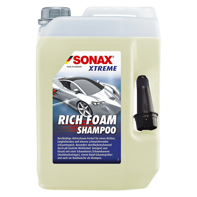 SONAX XTREME RichFoam Shampoo 5 Liter Auto Schaum Schaumshampoo Reiniger