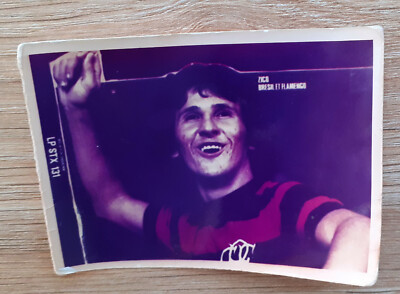 Vintage Zico Football Brazil Photo 1970's