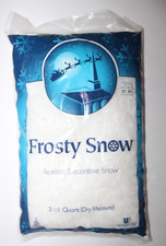 VINTAGE Frosty Snow 3 1/2 QT Dry Measure  Decorative Snow Union Wadding New