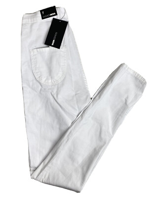 Fashion Nova Womens Size White Super High Waist Skinny