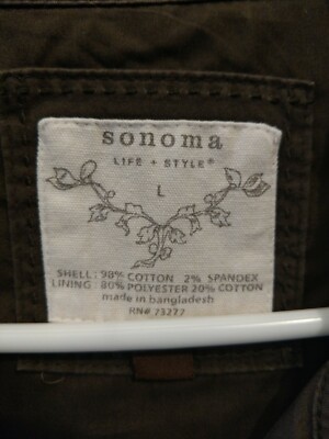 Women's Sonoma For Life Brown Long Sleeve Zip, Snap & Tie Jacket