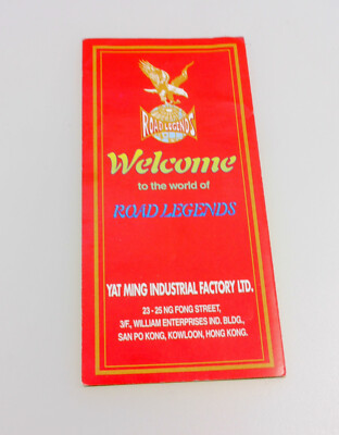 YATMING Road Legends Katalog Prospekt Faltblatt Mini 10,5 x 5 cm   