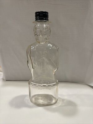 LINCOLN BANK BOTTLE - LINCOLN FOODS LAWRENCE MASS. WITH ORIGINAL TOP