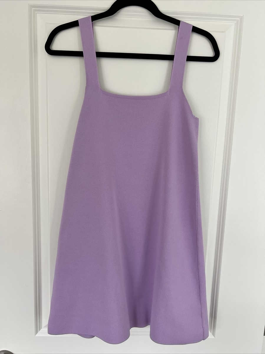 purple knit dress zara SUMMER Size M MEDIUM REF 5802/027/629 style_knit Dress